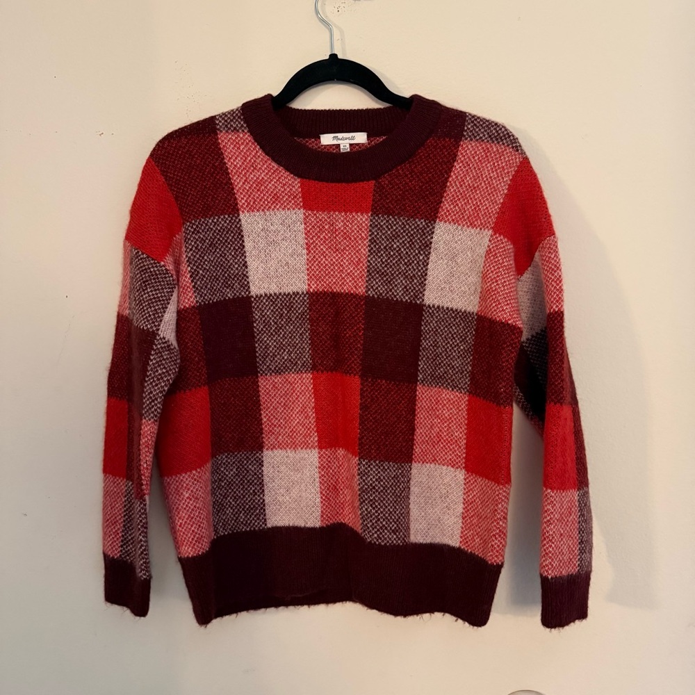 Madewell Plaid Sweater